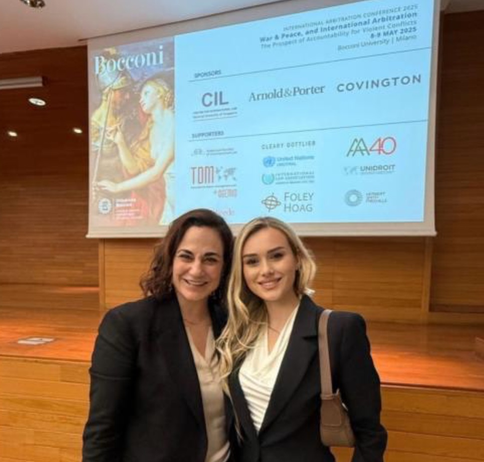IUS Hukuk Fakültesi Öğrencisi Lamia Bihorac, Milano’da Düzenlenen Prestijli Uluslararası Tahkim Konferansında Temsil Ediyor