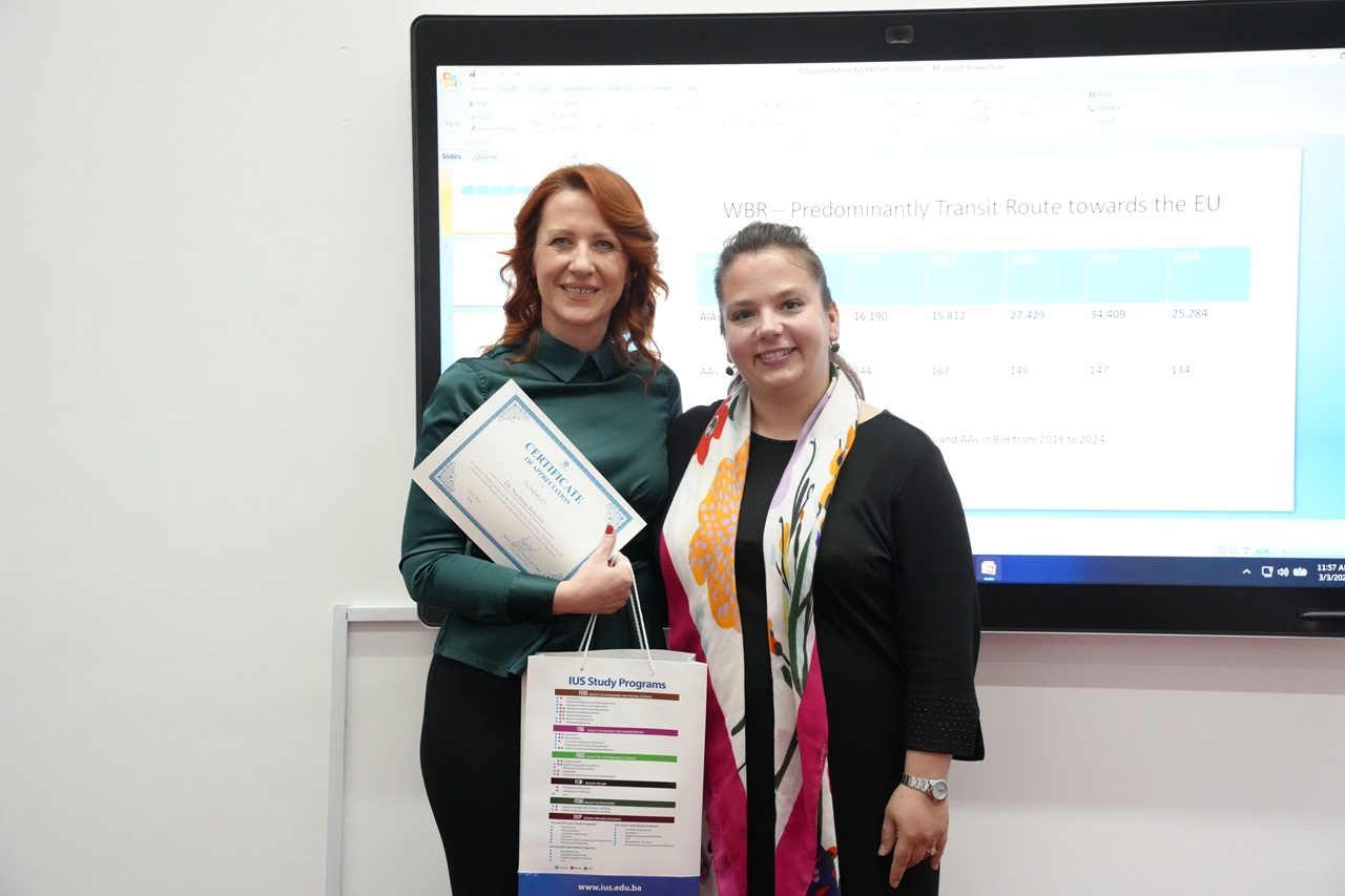 Dr. Nermina Jerković’ten Düzensiz Göç ve Güvenlik Riskleri Üzerine Konferans