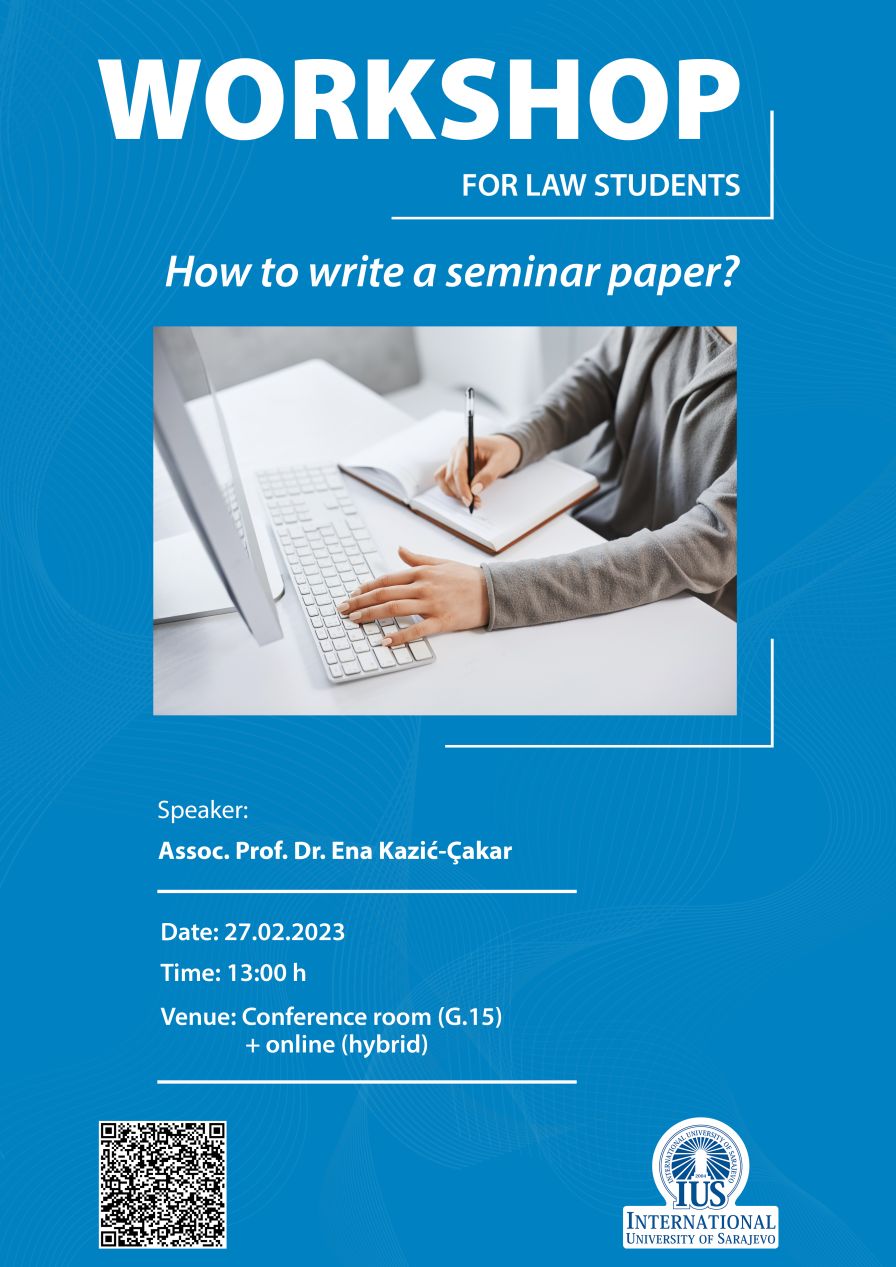 Workshop for FLW Students: How to Write a Seminar Paper?