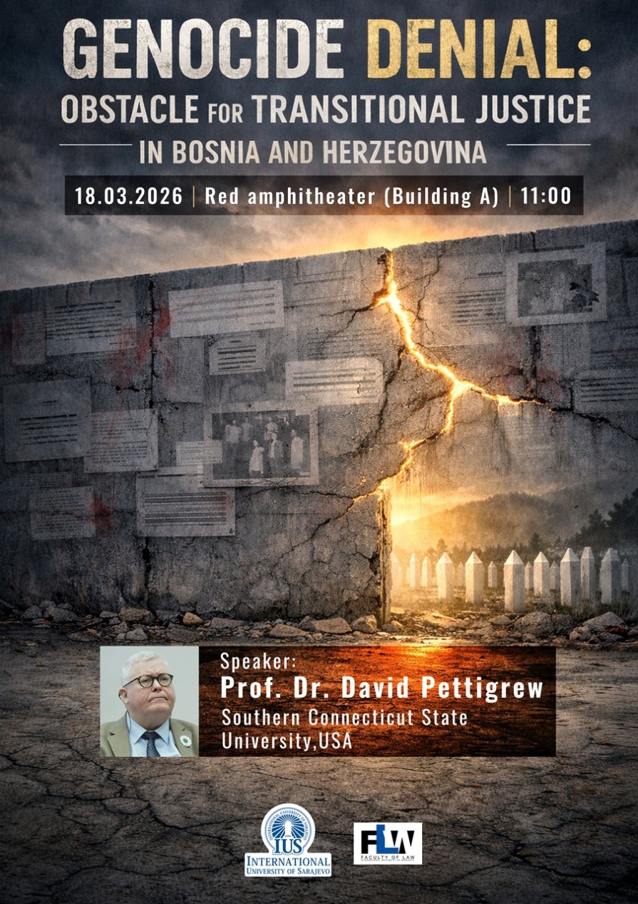 FLW Public Lecture: Genocide Denial: Obstacle for Transitional Justice in Bosnia and Herzegovina