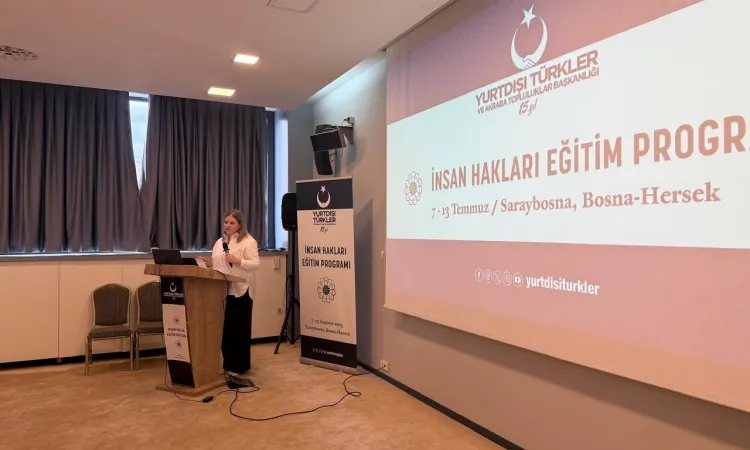 Assistant Professor Dr. Hana Šarkinović-Köse Delivers Lecture on Legal Comparison of Srebrenica and Gaza