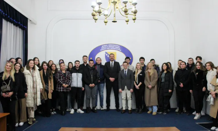IUS FLW Pays Visit to Ministry of Foreign Affairs of BiH