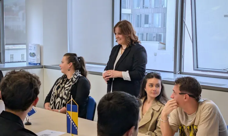 Faculty of Law Students Visit the Council of Europe Office in Sarajevo