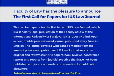 Call for Papers for IUS Law Journal