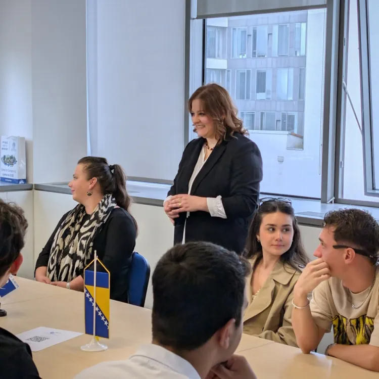 Faculty of Law Students Visit the Council of Europe Office in Sarajevo