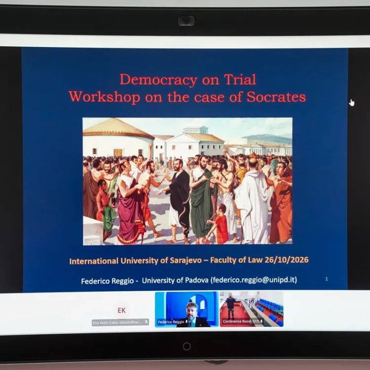 Democracy on Trial: Prof. Dr. Federico Reggio Revisits the Case of Socrates at IUS